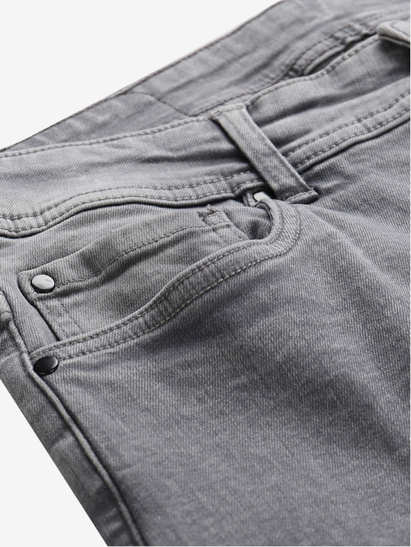 NAX Šedé pánské slim fit džíny NAX GERW