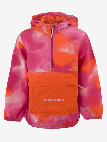 ALPINE PRO Růžová dětská vodoodpudivá bunda ALPINE PRO GOZERO