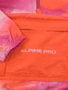 ALPINE PRO Růžová dětská vodoodpudivá bunda ALPINE PRO GOZERO