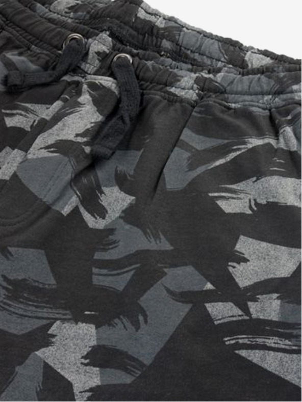 ALPINE PRO Černé pánské kalhoty ALPINE PRO LOHER