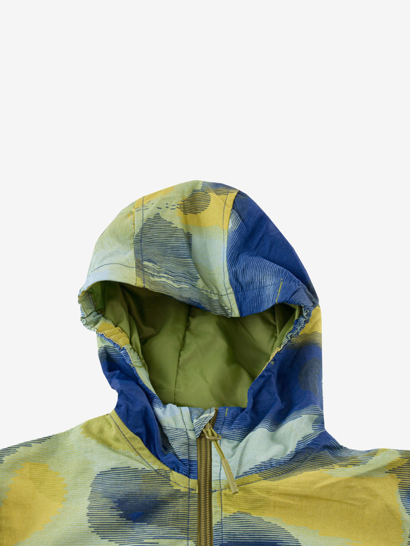 ALPINE PRO Modro-zelená dětská vodoodpudivá bunda ALPINE PRO GOZERO