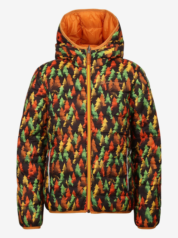 ALPINE PRO Hnědá dětská oboustranná zimní bunda ALPINE PRO EROMO