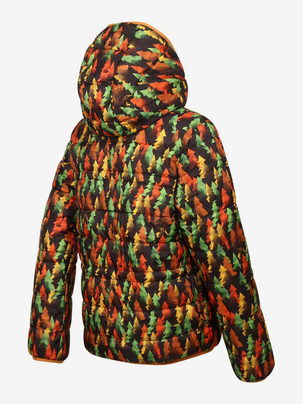 ALPINE PRO Hnědá dětská oboustranná zimní bunda ALPINE PRO EROMO