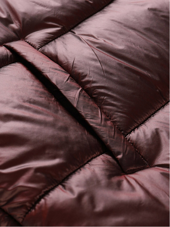 ALPINE PRO Vínová dámská prošívaná zimní vesta ALPINE PRO UREFA