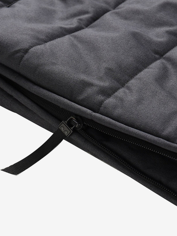 ALPINE PRO Tmavě šedá dámská zimní prošívaná vesta s membránou ALPINE PRO HARDA