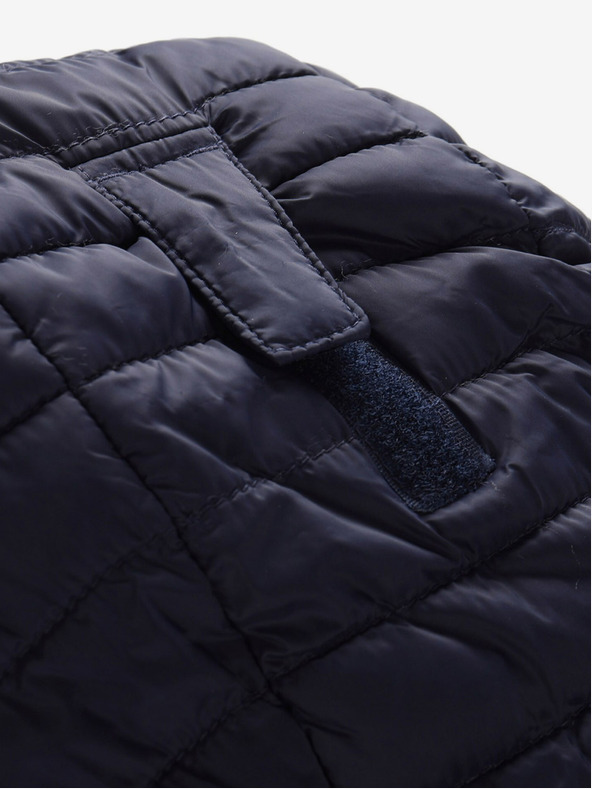 ALPINE PRO Hnědo-modrá pánská oboustranná zimní bunda ALPINE PRO EROM