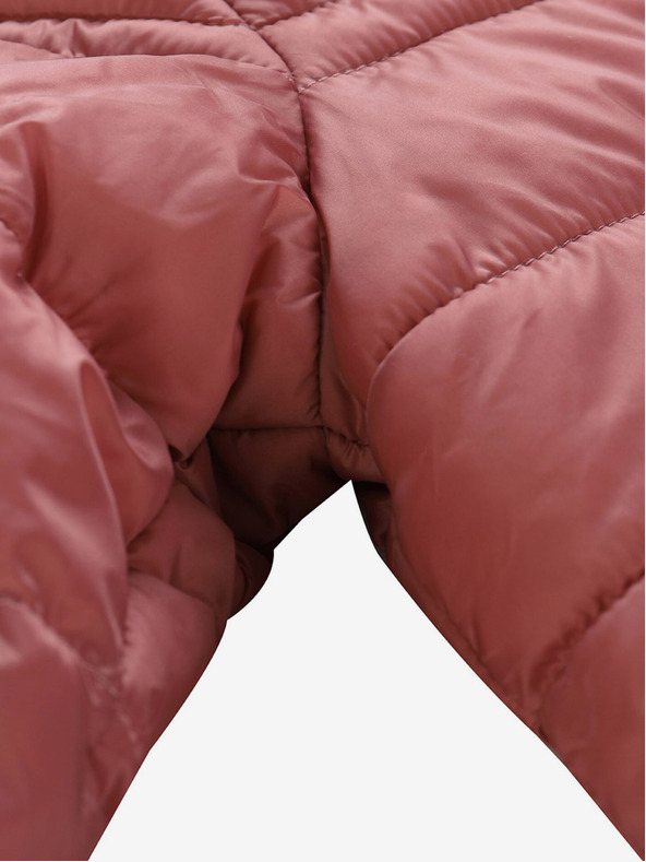 ALPINE PRO Béžovo-růžová dětská oboustranná zimní bunda ALPINE PRO EROMO