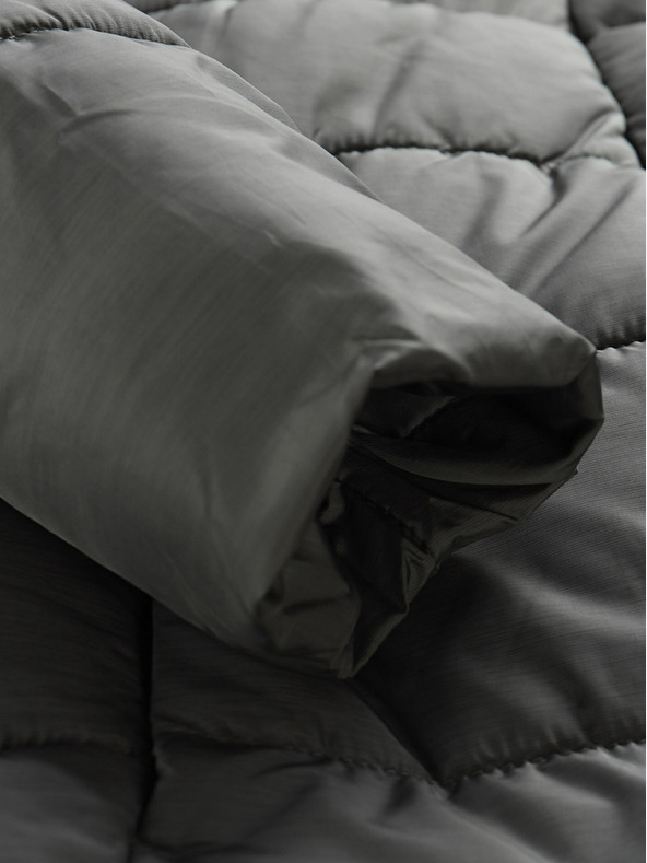 ALPINE PRO Šedý dámský zimní prošívaný kabát ALPINE PRO EDORA