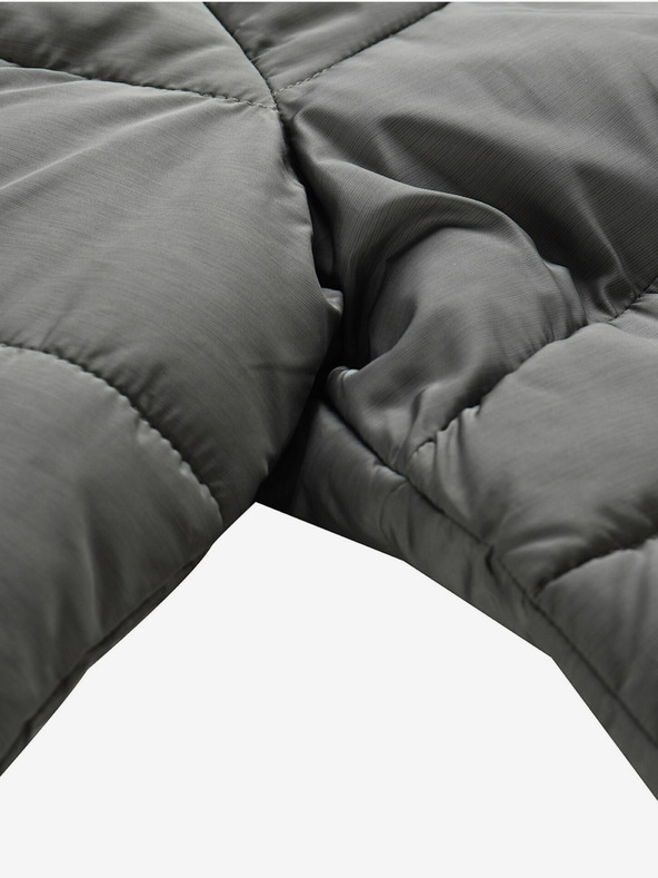 ALPINE PRO Šedý dámský zimní prošívaný kabát ALPINE PRO EDORA