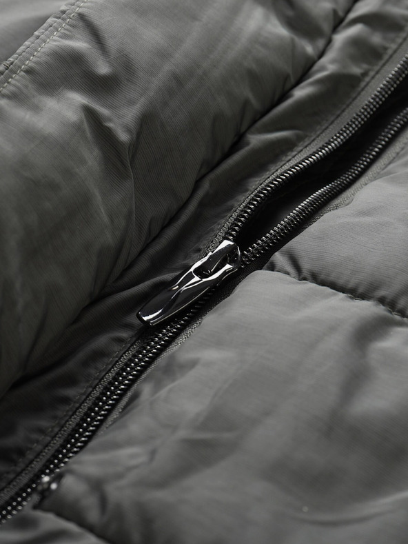 ALPINE PRO Šedý dámský zimní prošívaný kabát ALPINE PRO EDORA