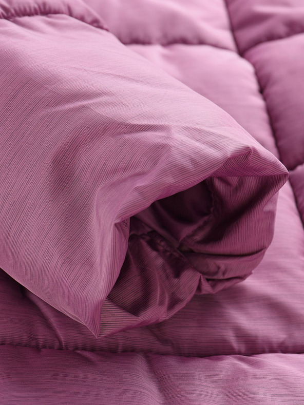 ALPINE PRO Růžový dámský zimní prošívaný kabát ALPINE PRO EDORA