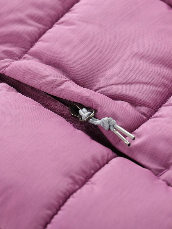 ALPINE PRO Růžový dámský zimní prošívaný kabát ALPINE PRO EDORA