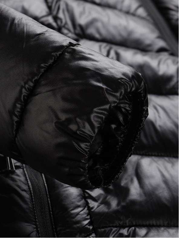 ALPINE PRO Černý dámský zimní prošívaný kabát ALPINE PRO OREFA