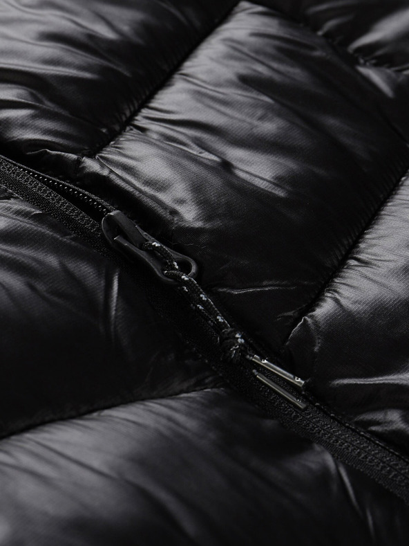 ALPINE PRO Černý dámský zimní prošívaný kabát ALPINE PRO OREFA