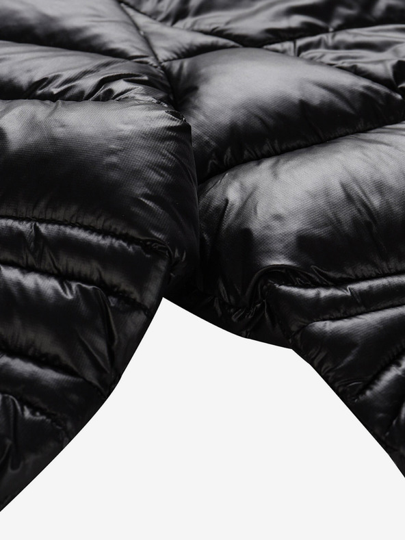 ALPINE PRO Černý dámský zimní prošívaný kabát ALPINE PRO OREFA