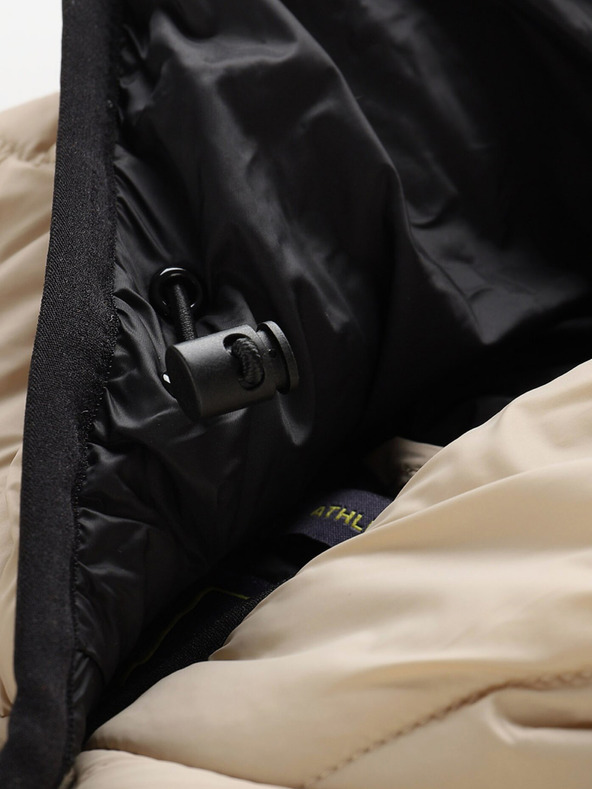 NAX Béžový dámský zimní prošívaný kabát NAX ZARGA