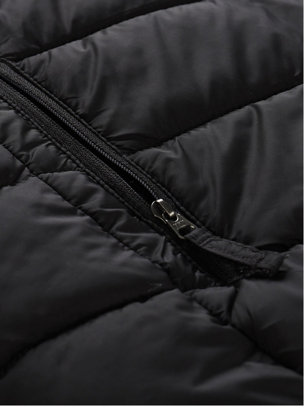 ALPINE PRO Černá dámská oboustranná zimní prošívaná bunda ALPINE PRO EROMA