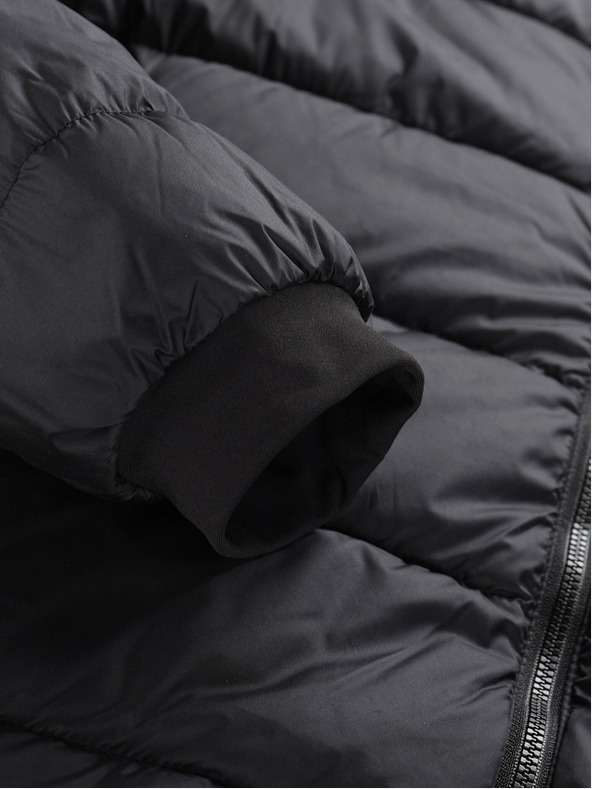 ALPINE PRO Černá pánská zimní prošívaná bunda ALPINE PRO ROGIT