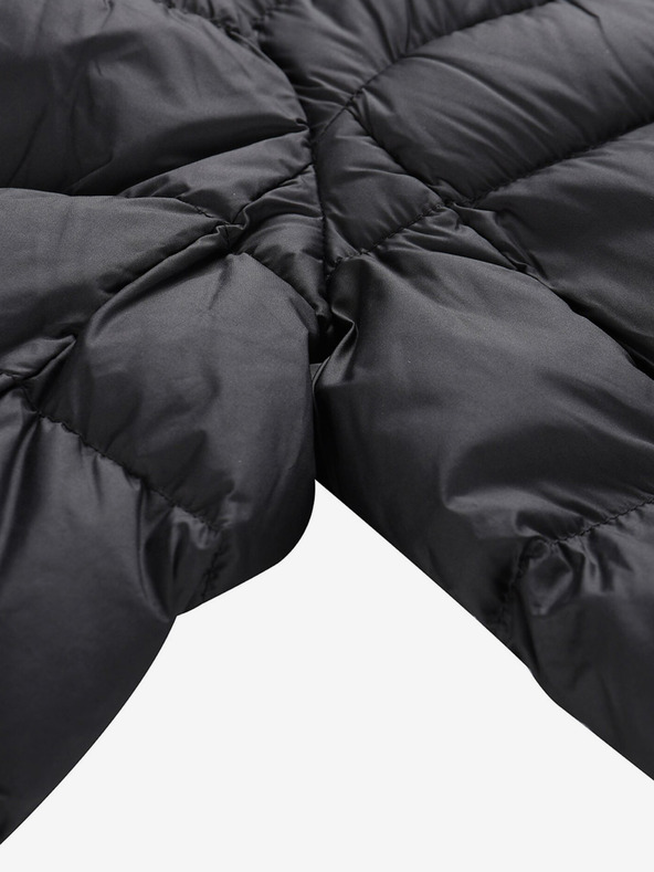 ALPINE PRO Černá pánská zimní prošívaná bunda ALPINE PRO ROGIT