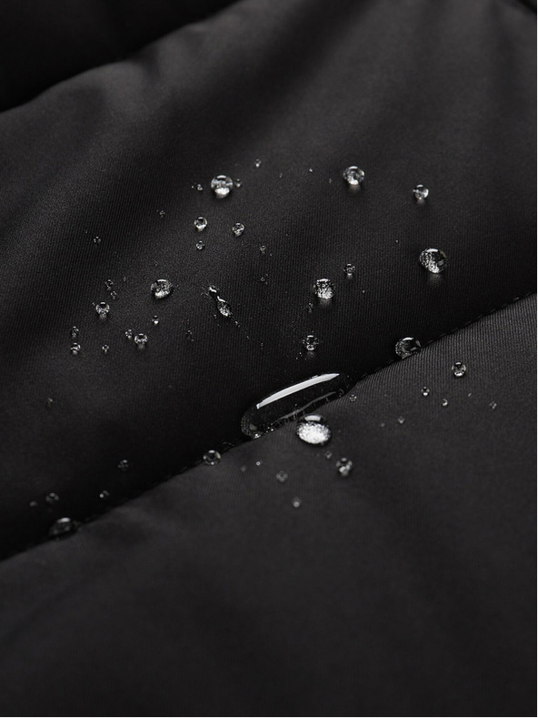 ALPINE PRO Černá pánská zimní bunda ALPINE PRO LODER