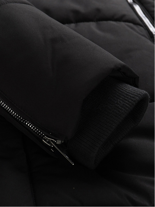 ALPINE PRO Černá pánská zimní bunda ALPINE PRO LODER