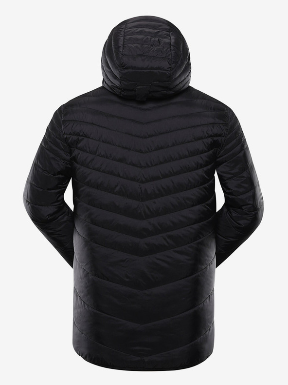 ALPINE PRO Černá pánská oboustranná zimní bunda ALPINE PRO EROM