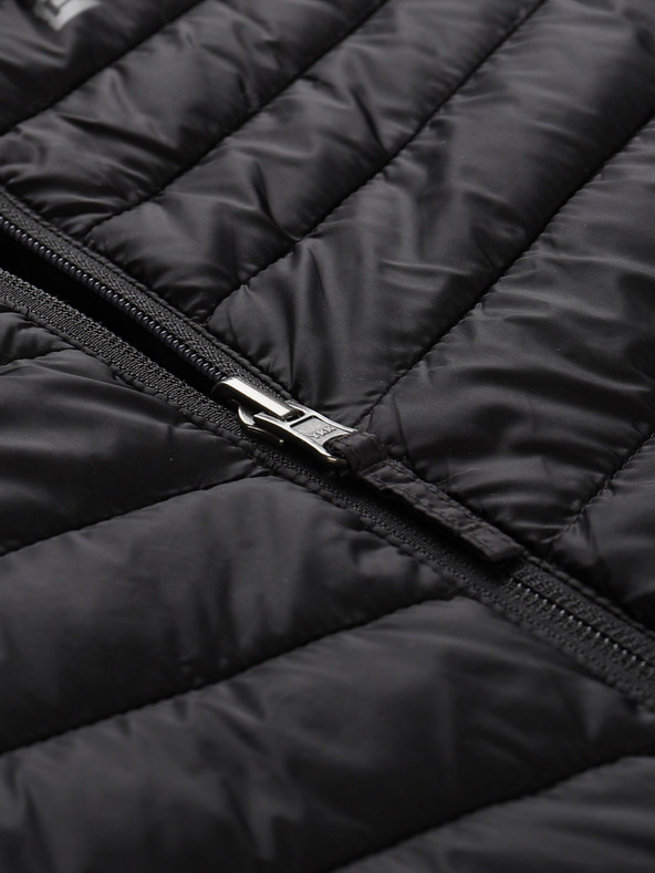 ALPINE PRO Černá pánská oboustranná zimní bunda ALPINE PRO EROM