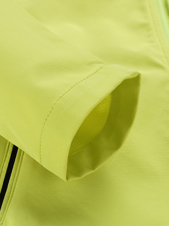 ALPINE PRO Světle zelená dětská softshellová bunda ALPINE PRO Geroco