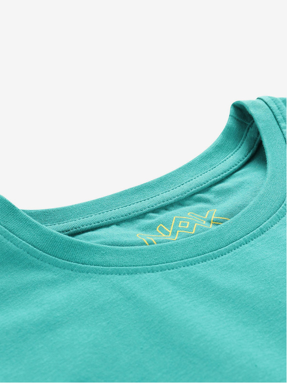 NAX Zelené dámské basic tričko NAX DELENA