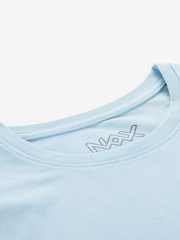 NAX Světle modré dámské basic tričko NAX DELENA