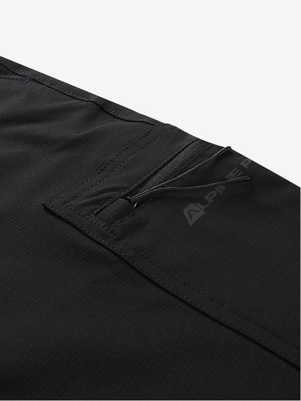 ALPINE PRO Černé dámské outdoorové kalhoty ALPINE PRO Corba