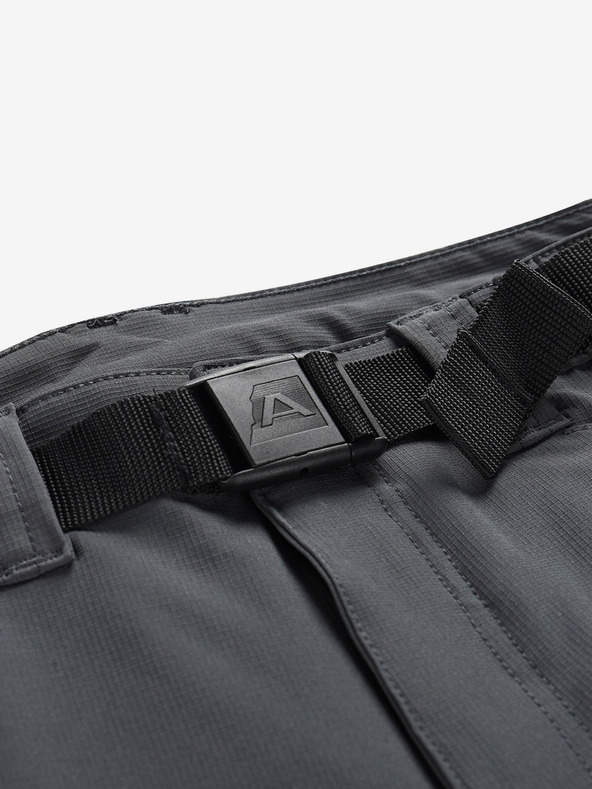 ALPINE PRO Šedé pánské softshellové kalhoty ALPINE PRO Corb