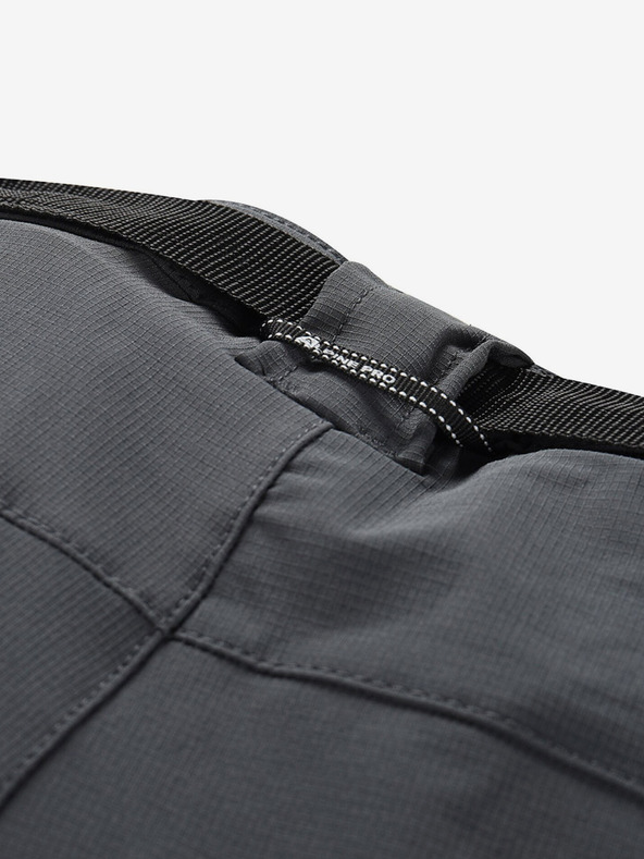 ALPINE PRO Šedé pánské softshellové kalhoty ALPINE PRO Corb