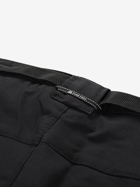 ALPINE PRO Černé pánské softshellové kalhoty ALPINE PRO Corb