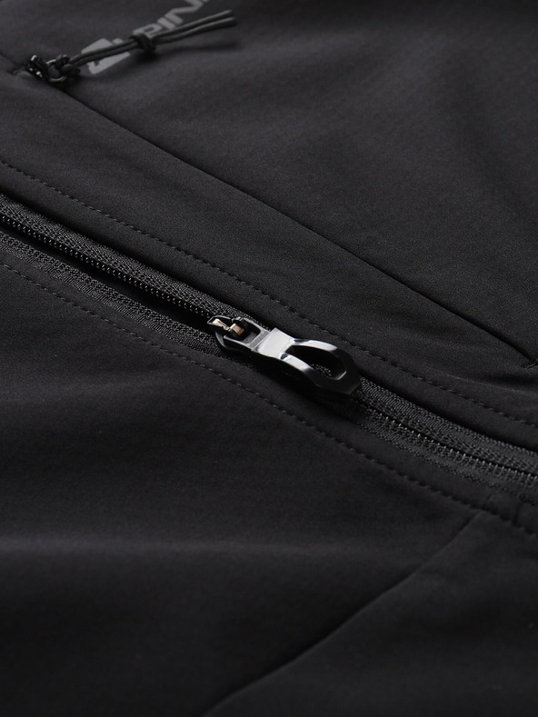 ALPINE PRO Černá pánská softshellová vesta ALPINE PRO WERS