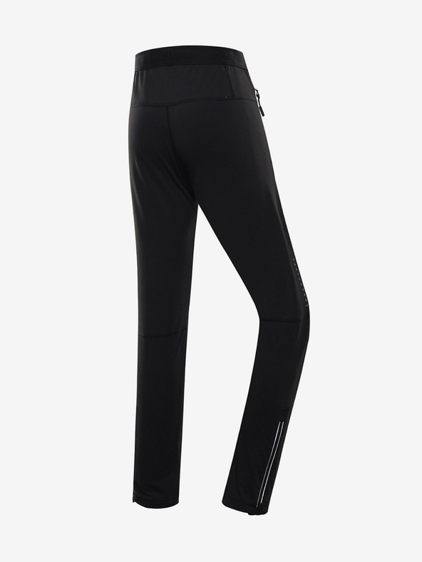 ALPINE PRO Černé dětské softshellové kalhoty ALPINE PRO Abaro