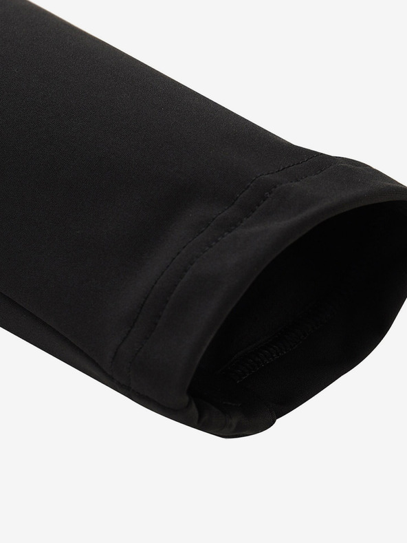 ALPINE PRO Černé dětské softshellové kalhoty ALPINE PRO Abaro