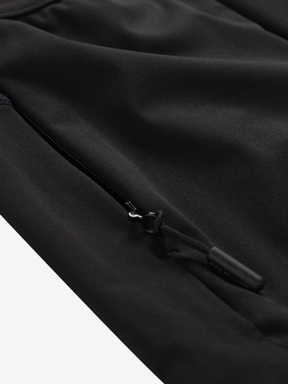 ALPINE PRO Černé dětské softshellové kalhoty ALPINE PRO Abaro