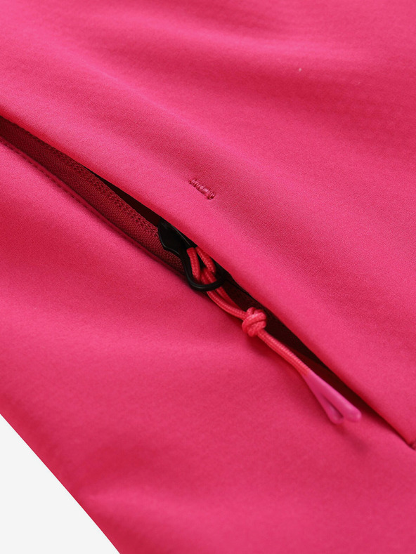 ALPINE PRO Tmavě růžová dámská softshellová vesta ALPINE PRO Wersa