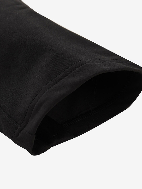 ALPINE PRO Černé pánské softshellové kalhoty ALPINE PRO Abar