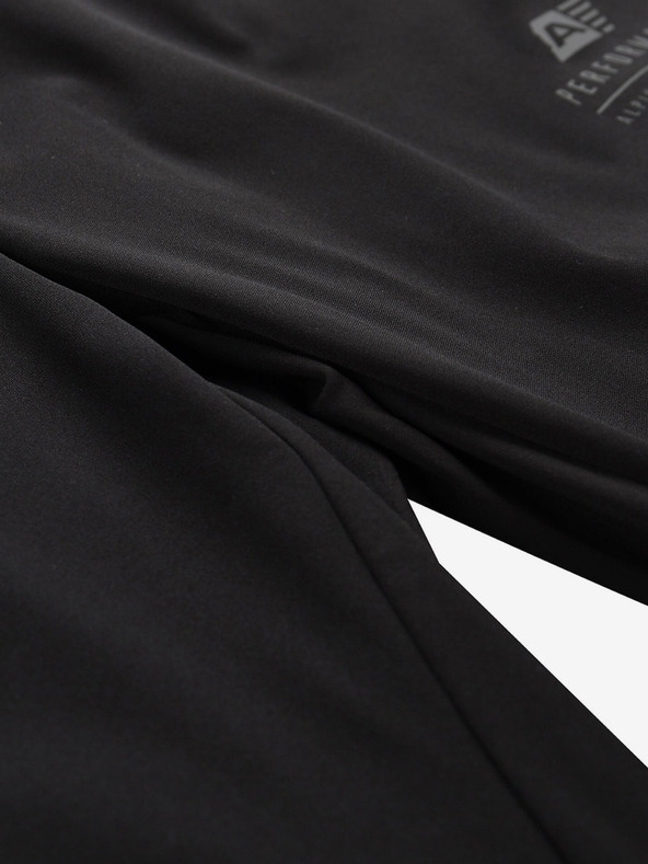 ALPINE PRO Černé pánské softshellové kalhoty ALPINE PRO Abar