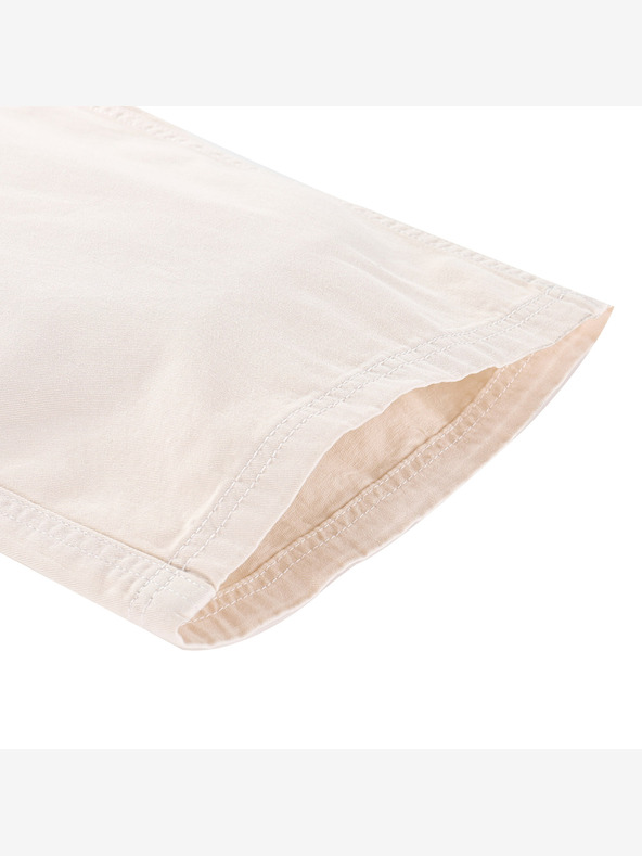 NAX Béžové dámské široké cargo kalhoty NAX Serda