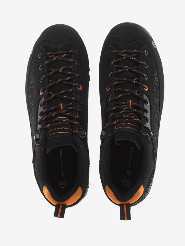ALPINE PRO Outdoorová obuv s membránou ptx ALPINE PRO WASDE černá