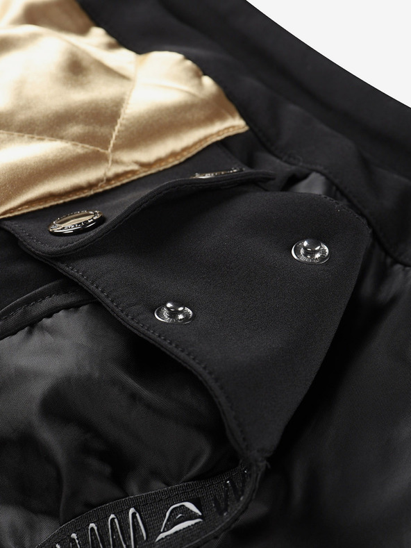 ALPINE PRO Dámská lyžařská softshellová bunda s membránou ALPINE PRO DOWELA black