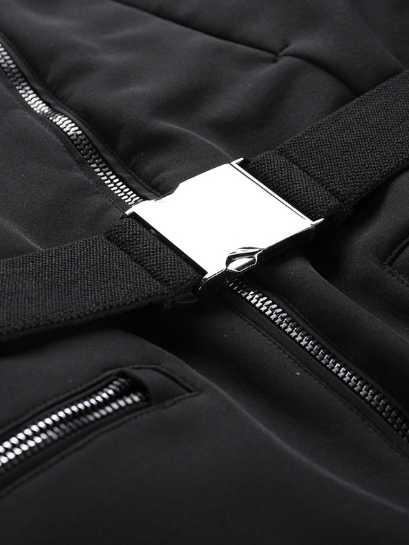 ALPINE PRO Dámská lyžařská softshellová bunda s membránou ALPINE PRO DOWELA black