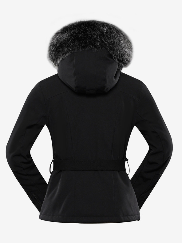 ALPINE PRO Dámská lyžařská softshellová bunda s membránou ALPINE PRO DOWELA black