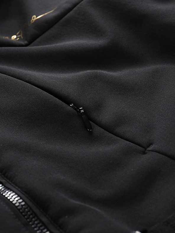 ALPINE PRO Dámská lyžařská softshellová bunda s membránou ALPINE PRO DOWELA black