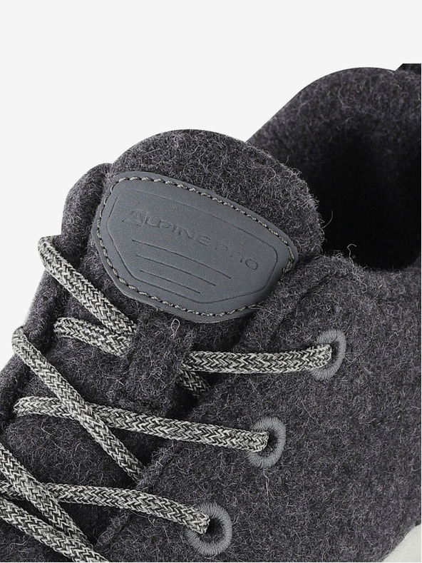 ALPINE PRO Městská obuv ALPINE PRO WOOLE dk.true gray
