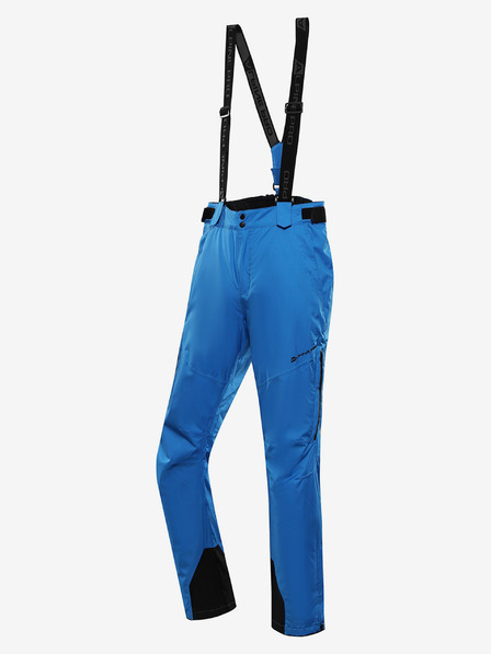 ALPINE PRO Pánské lyžařské kalhoty s membránou ptx ALPINE PRO OSAG electric blue lemonade