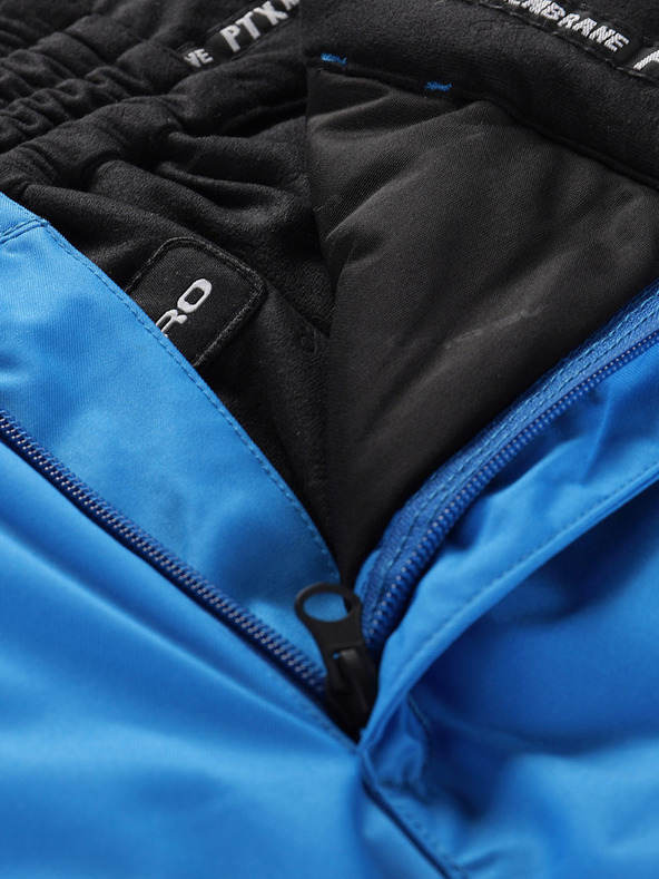 ALPINE PRO Pánské lyžařské kalhoty s membránou ptx ALPINE PRO OSAG electric blue lemonade